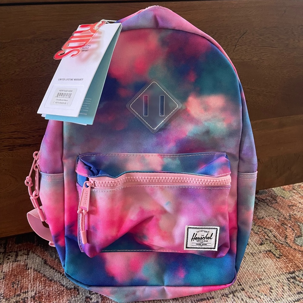 Herschel Backpack - Heritage Kids Girls Cloudburst Neon